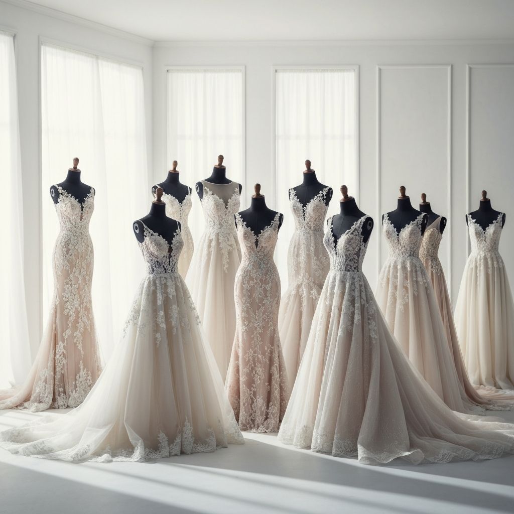 웨딩드레스 전시